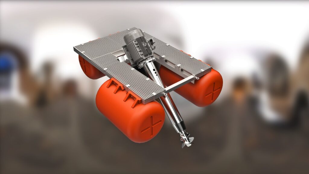 Submersible Aerator for Biological Wastewater Treatment