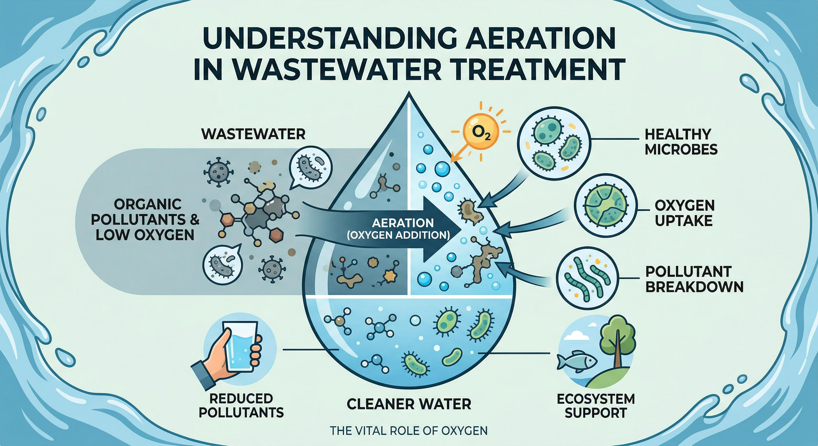What Is Aeration in Wastewater Treatment Process, Types, and Importance